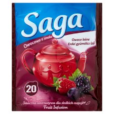 Saga Forest Fruit Flavoured Fruit Tea 20 Tea Bags 34 g