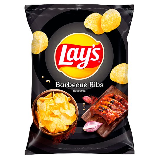 Lay's Barbecue Ribs Flavoured Potato Crisps 60 g Tesco Online, Tesco
