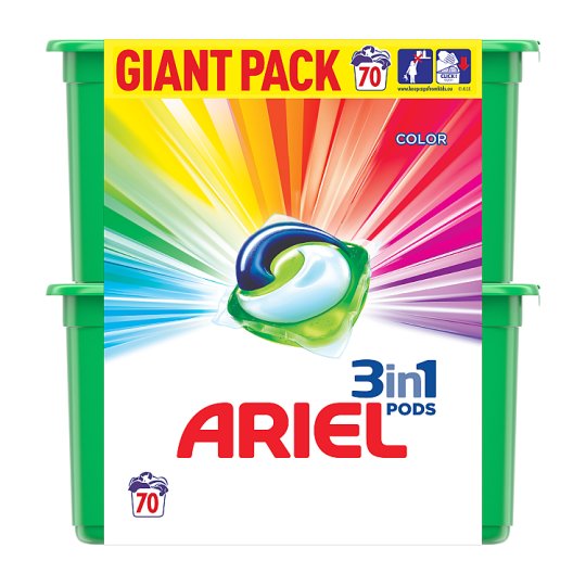 Ariel Color 3az1-ben Mosókapszula, 70 Mosáshoz