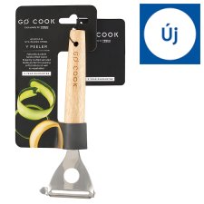 Go Cook Acacia & Stainless Steel Y Peeler