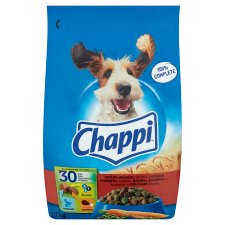 Chappi teljes értékű száraz eledel felnőtt kutyák számára marhával, baromfival és zöldégekkel 2,7 kg