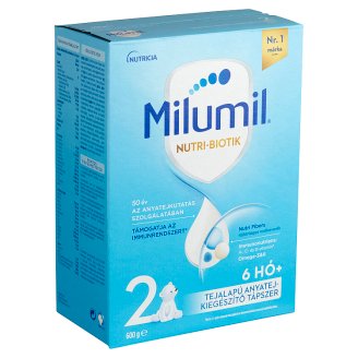 Milumil 2 anyatej-kiegészítő tápszer 6 hó+ 600 g