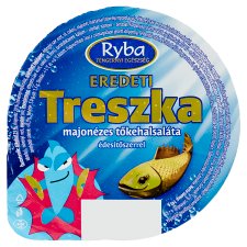 Ryba Eredeti Treszka majonézes tőkehalsaláta édesítőszerrel 140 g
