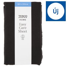 Tesco Home Easy Care Black Sheet 180 x 200 cm