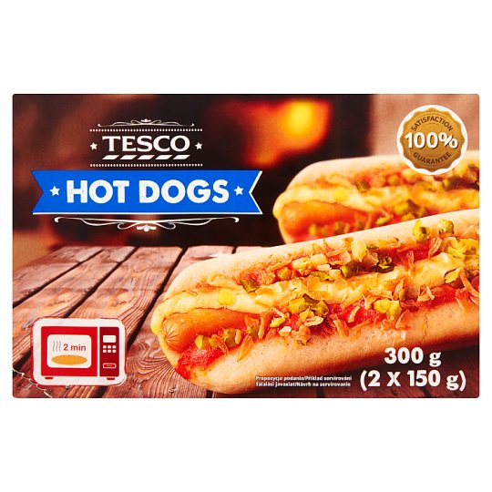 Tesco QuickFrozen HotDogs 2 x 150 g Tesco Online, Tesco From Home