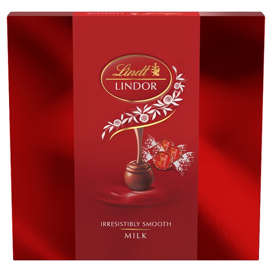 Lindt Lindor Milk Chocolate Pralines With Creamy Filling 150 G Tesco Online Tesco From Home 