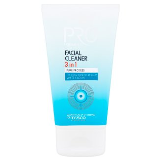 Tesco Pro Formula 3 az 1-ben tisztító-, hámlasztógél és hidratáló maszk zsíros bőrre 150 ml