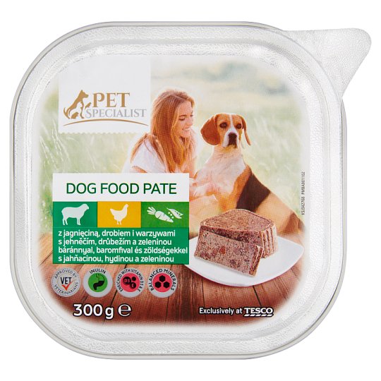 Tesco Pet Specialist eledel felnőtt kutyák számára báránnyal, baromfival és zöldségekkel 300 g