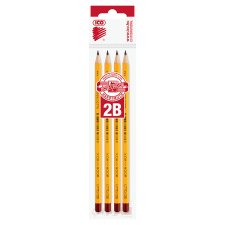 ICO KOH-I-NOOR 2B Graphite Pencil 4 pcs