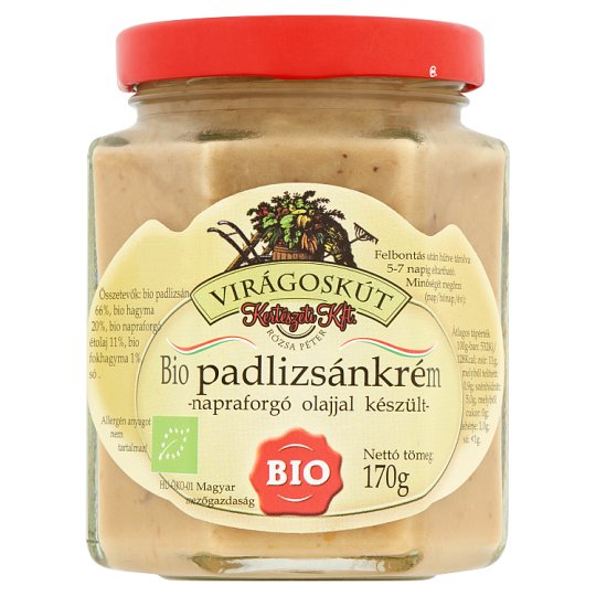 Virágoskút BIO padlizsánkrém 170 g