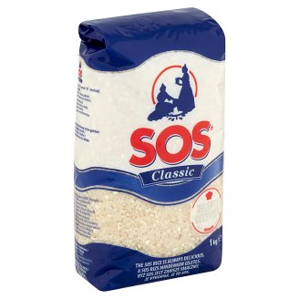 SOS Classic "A" minőségű, közepes szemű rizs 1 kg