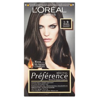 L'Oréal Paris Préférence 3/B Brasilia Sötétbarna prémium ultra-ellenálló hajfesték