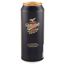 Miller Genuine Draft világos sör 4,7% 0,5 l