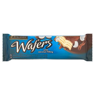 Ryelands Chocolates tejcsokoládéba mártott ostyaszelet kókuszos krémmel töltve 40 g