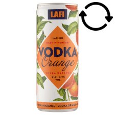 Lafi vodka narancs alkoholos szénsavas ital 4,9% 250 ml