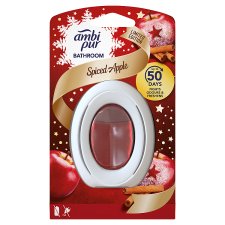 Ambi Pur Bathroom, Continuous Air Freshener Fights Odours And Freshens, Spiced Apple 1 Count