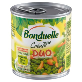 Bonduelle Créatif Duo zöldborsó-bébirépa keverék 200 g