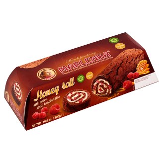 Marlenka mézes kakaós tekercs málnával 300 g