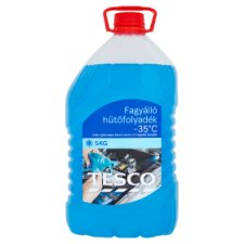Tesco G11 készrekevert fagyálló hűtőfolyadék -35°C 5 kg