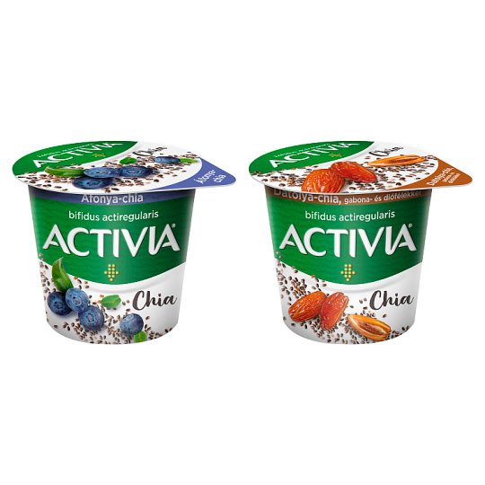 Danone Activia élőflórás joghurt chia maggal 125 g