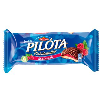 Győri Pilóta málnás piskótatallér 147 g
