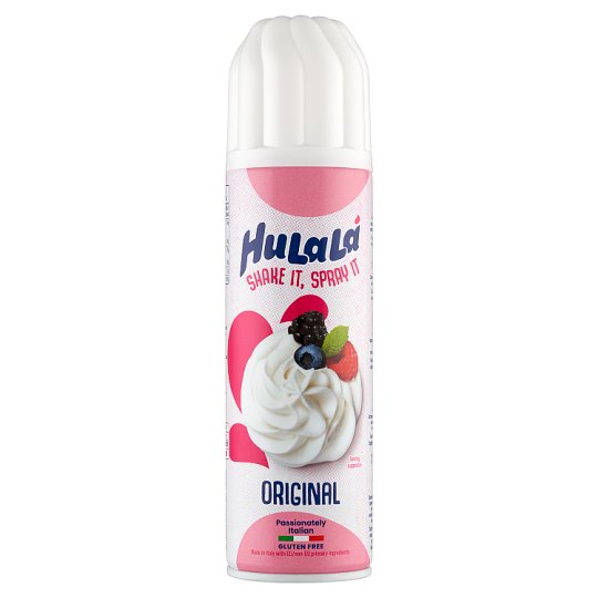 HuLaLá UHT Vegetable Whipped Cream Spray 250 g Tesco Online, Tesco