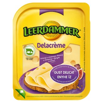 Leerdammer Delacrème zsíros félkemény, szeletelt sajt 125 g