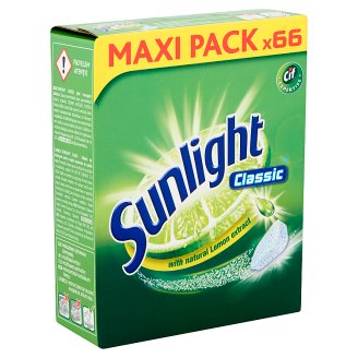 Sunlight Classic Auto Dishwashing Tabs 66 pcs 627 g