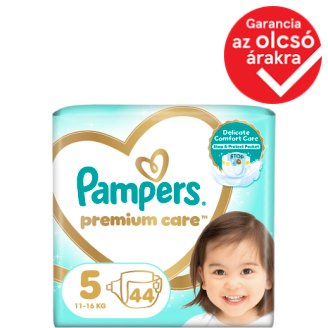 Pampers Premium Care, 5-ös Méret (Junior), 11–18 kg, 44 Darabos Kiszerelés