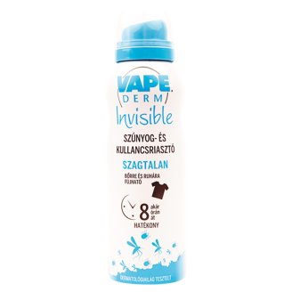 Vape Derm Invisible szúnyog- és kullancsriasztó spray 100 ml