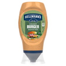  Hellmann's burger szósz csemegeuborka és vöröshagyma darabokkal 258 g