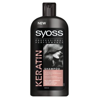 Syoss Keratin sampon gyenge, könnyen töredező hajra 500 ml