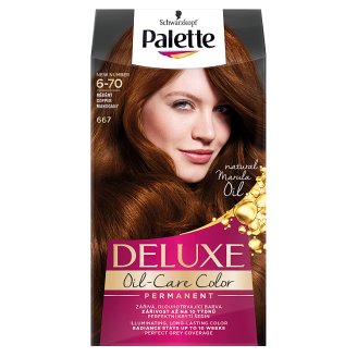 Schwarzkopf Palette Deluxe intenzív krémhajfesték 667 Mahagóni rézvörös