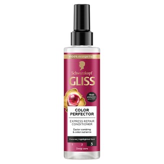 Gliss Kur hajregeneráló balzsam Express Repair - Ragyogó szín és védelem 200 ml