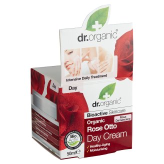 Dr. Organic Bioactive Skincare nappali arckrém bioaktív damaszkuszi rózsaolajjal 50 ml