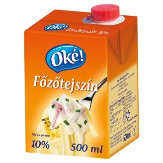 Oké! UHT főzőtejszín 10% 500 ml