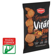 Detki Gourmet by Vital Fitt teljes kiőrlésű kréker hagymás fűszerkeverékkel 100 g