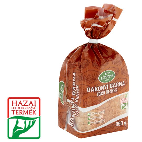 Ceres bakonyi barna toast kenyér 350 g
