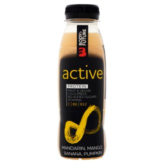 Body&Future Active szénsavmentes ital többféle gyümölcsből és sütőtök pürével 330 ml