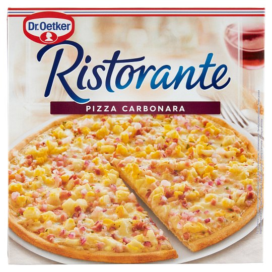 Dr. Oetker Ristorante Pizza Carbonara gyorsfagyasztott pizza sonkával, tojással és sajttal 340 g