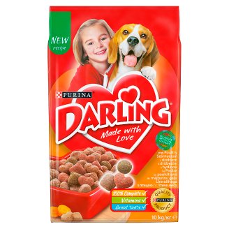 Darling teljes értékű állateledel felnőtt kutyák számára szárnyassal és zöldségekkel 10 kg