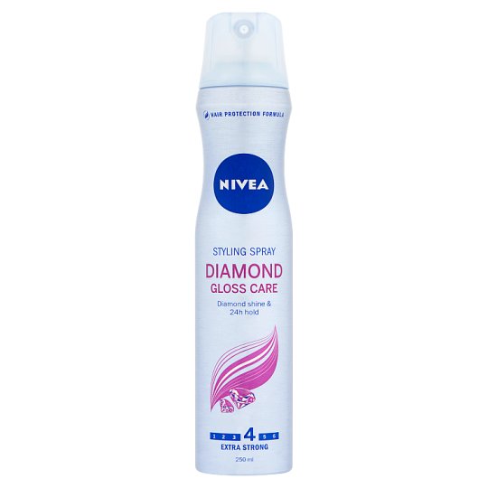 NIVEA Diamond Gloss Care Extra Strong hajlakk 250 ml