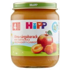 HiPP BIO alma-sárgabarack bébidesszert 4 hónapos kortól 125 g