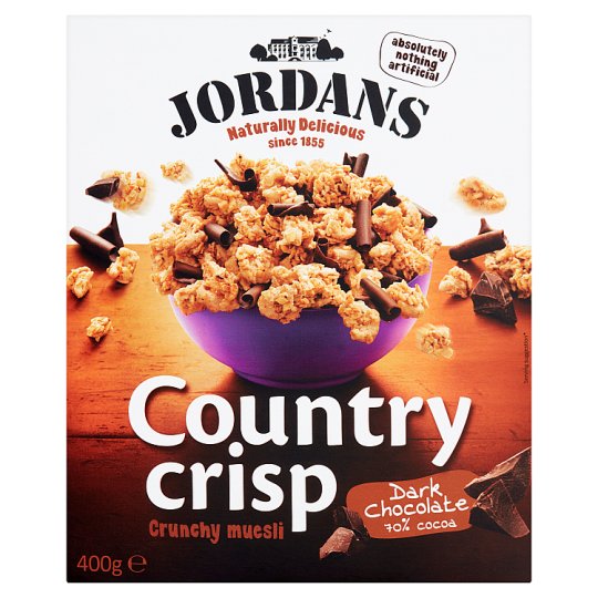 Jordans Country Crisp Cereal Clusters with Dark Chocolate Curls 400 g