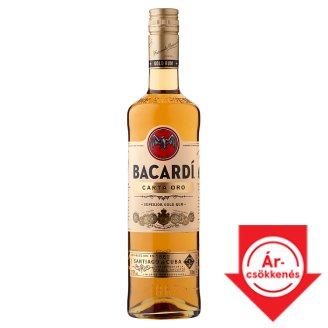 Bacardi Carta Oro Rum 37,5% 0,7 l
