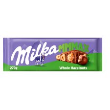 Milka Mmmax alpesi tejcsokoládé egész mogyoróval 270 g