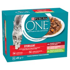 Purina One Sterilcat Complete Pet Food for Adult Cats 12 x 85 g