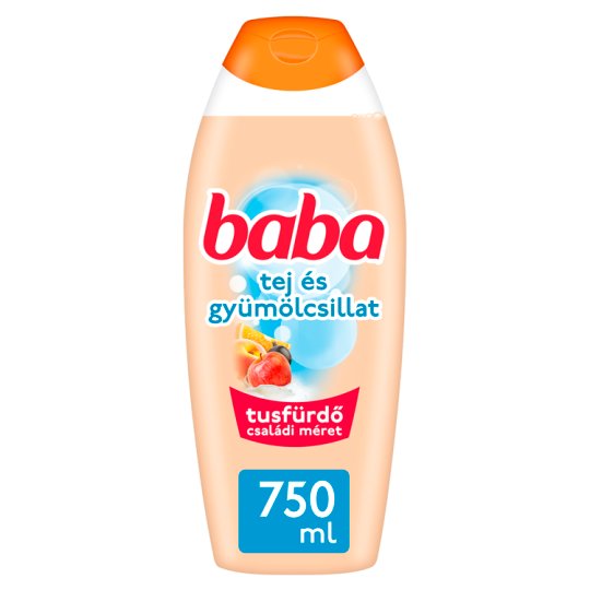 Baba tej és gyümölcsillat kényeztető tusfürdő 750 ml