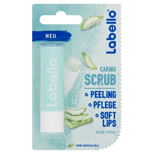 Labello Caring Scrub Lip Balm with Aloe Vera 4,8 g Tesco Online, Tesco From Home, Tesco Doboz