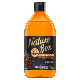 Nature Box Barack sampon a fényes, puha hajért 385 ml